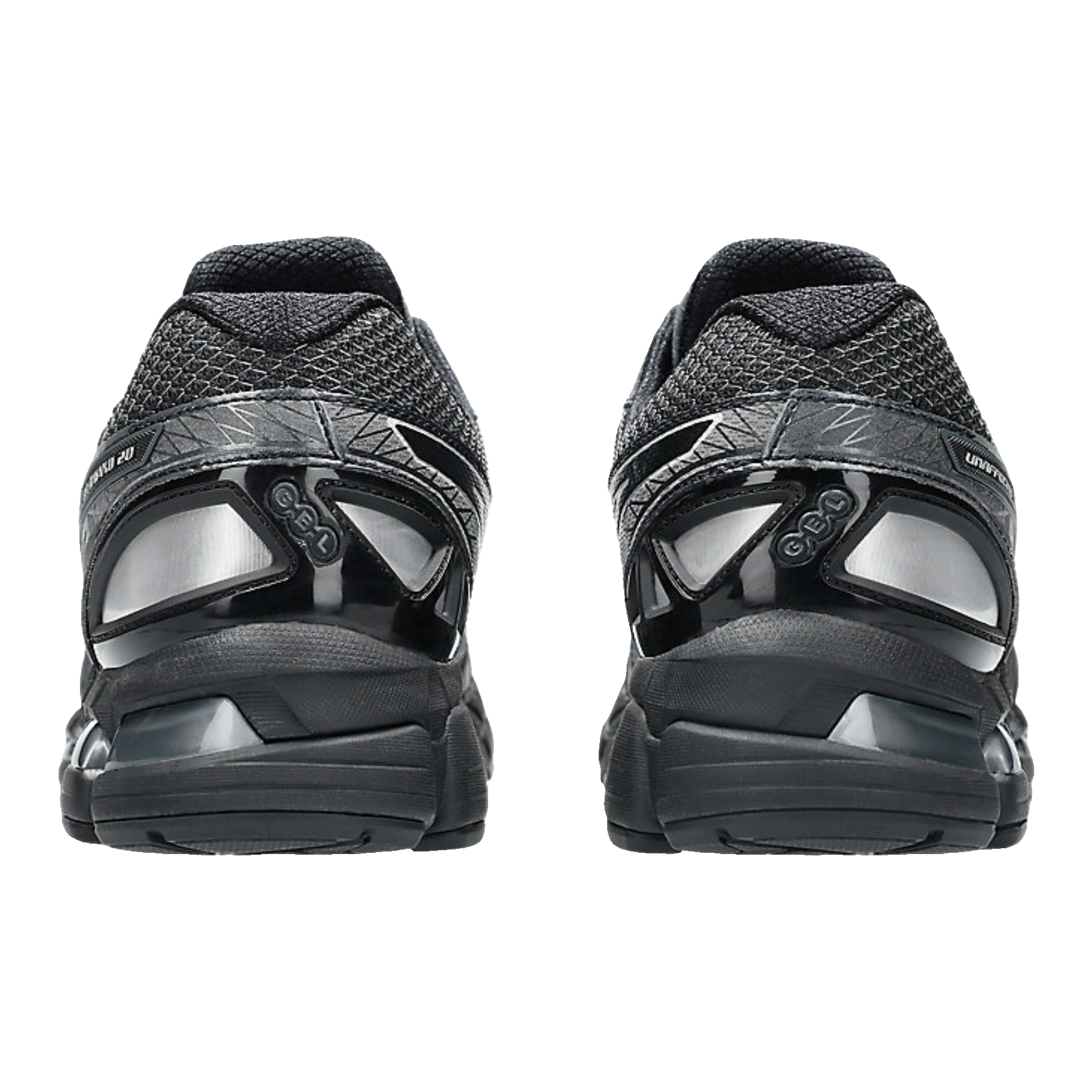 ASICS Gel-Kayano 20 Unaffected Black Obsidian Grey Black Back