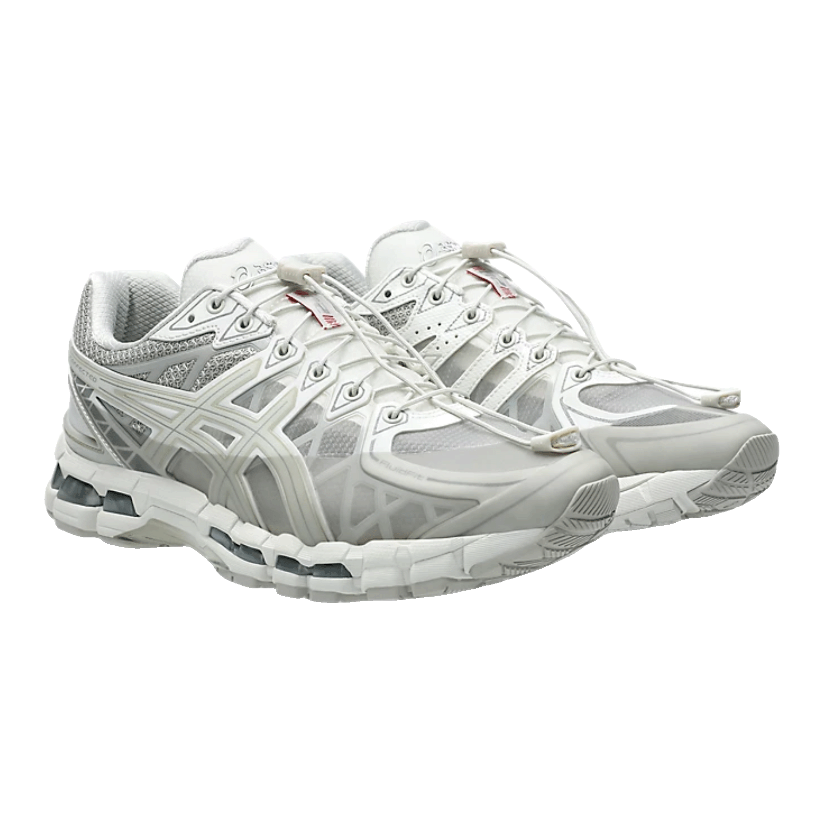 ASICS Gel-Kayano 20 Unaffected Cream Lake Grey Side