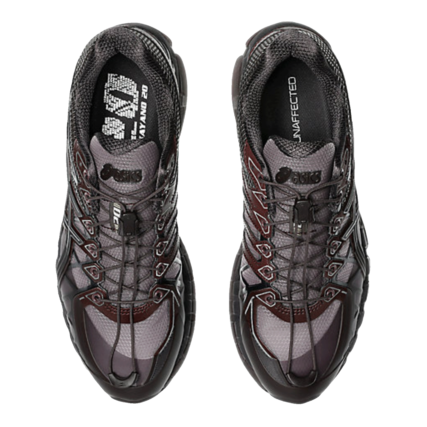 ASICS Gel-Kayano 20 Unaffected Dark Cherry Black Oben