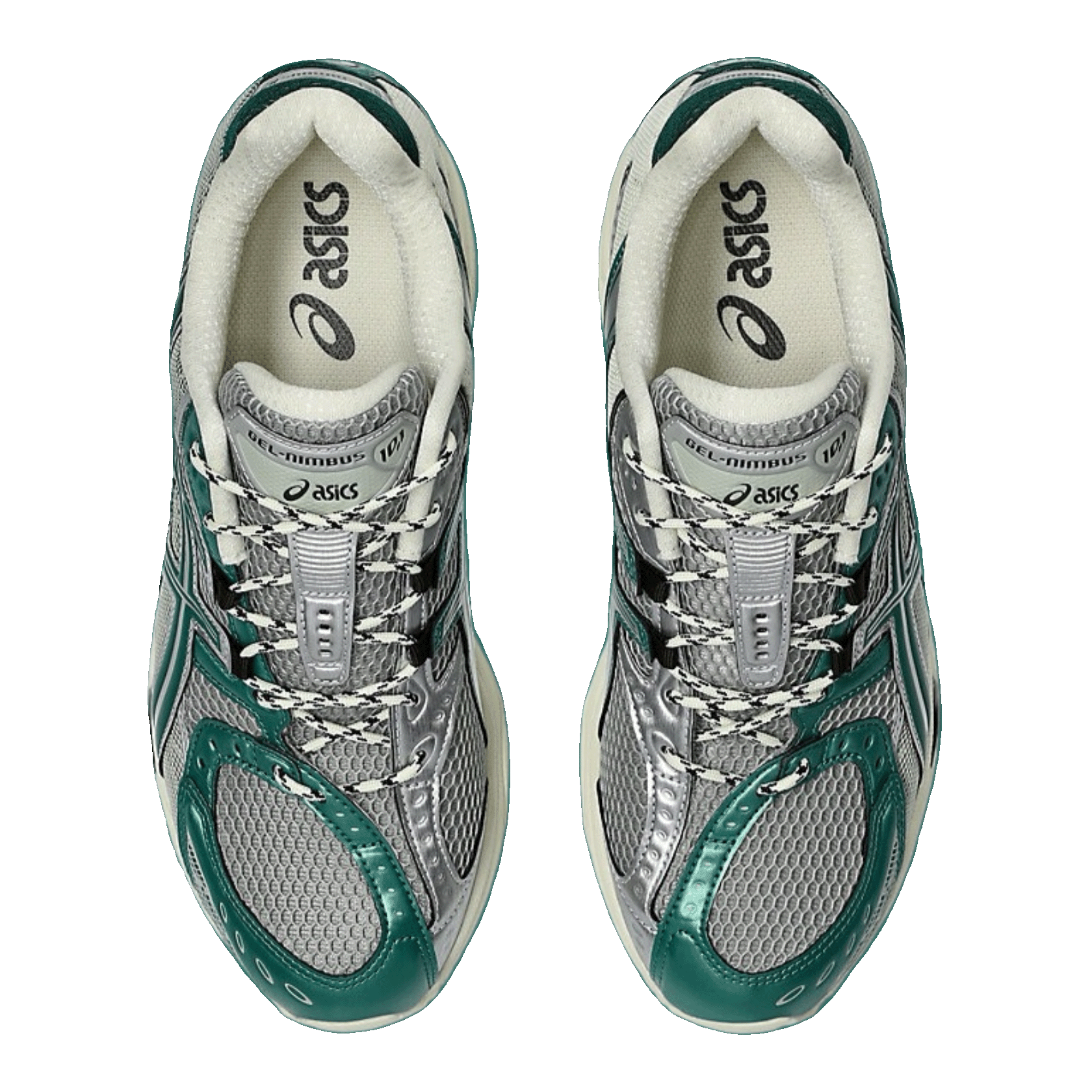 ASICS Gel-Nimbus 10.1 Silver Green Metallic Oben