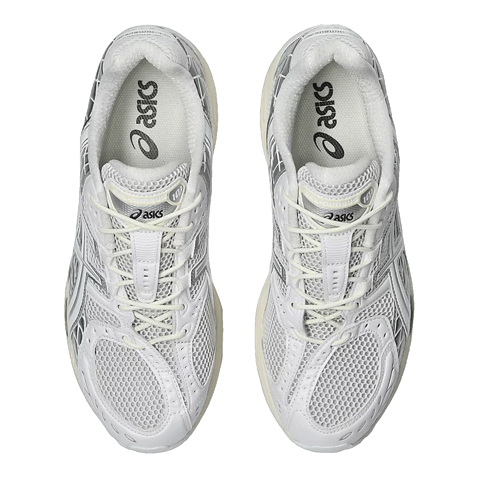 ASICS Gel-Nimbus 10.1 White Pure Silver Oben