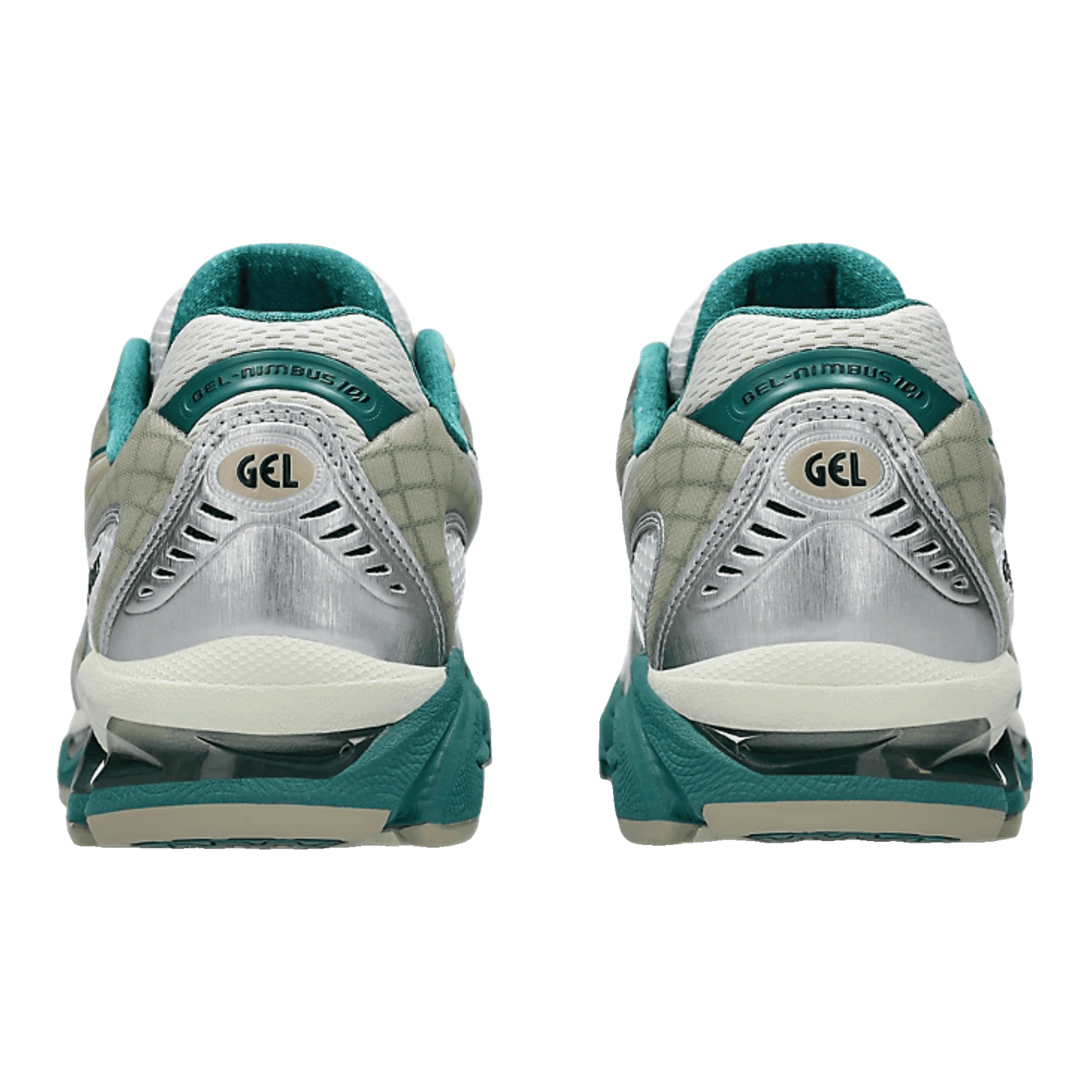 ASICS Gel-Nimbus 10.1 White Rainy Lake Back