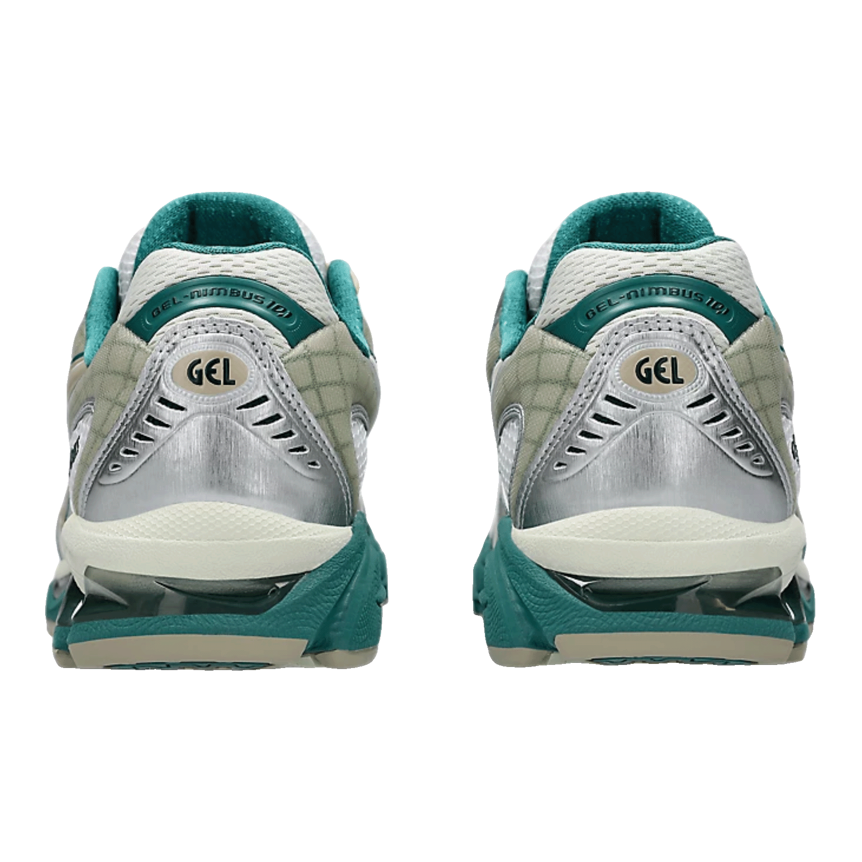ASICS Gel-Nimbus 10.1 White Rainy Lake Back