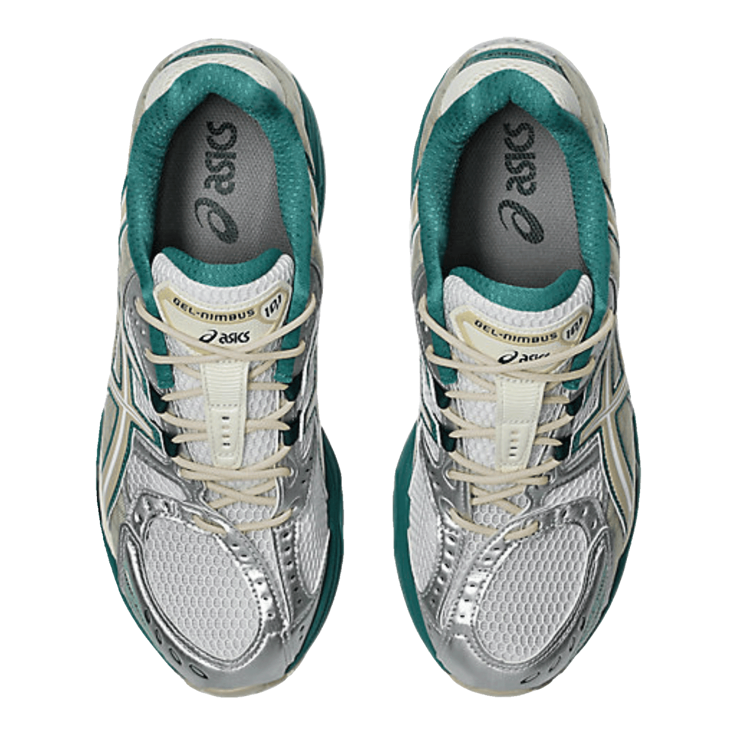 ASICS Gel-Nimbus 10.1 White Rainy Lake Oben