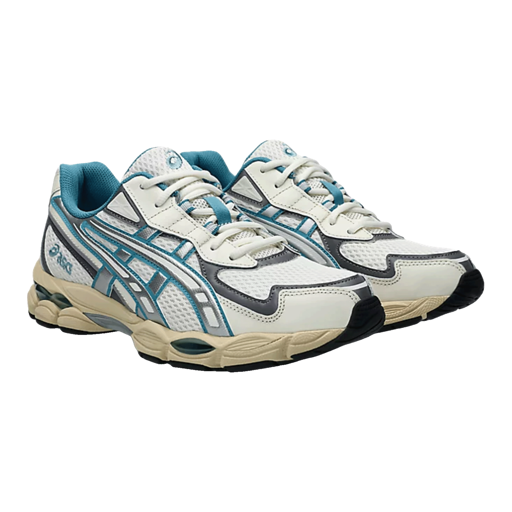 ASICS Gel-NYC 2055 Cream Blue Teal Side