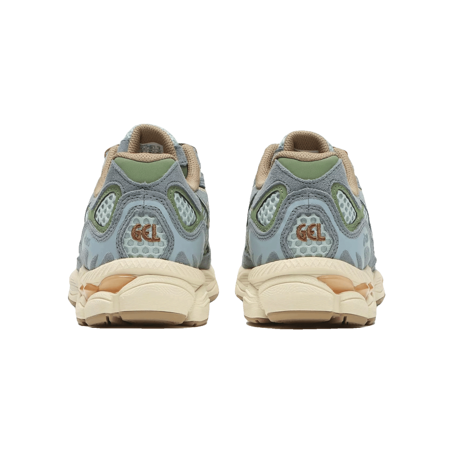 ASICS Gel-NYC Cold Moss Fjord Grey Back