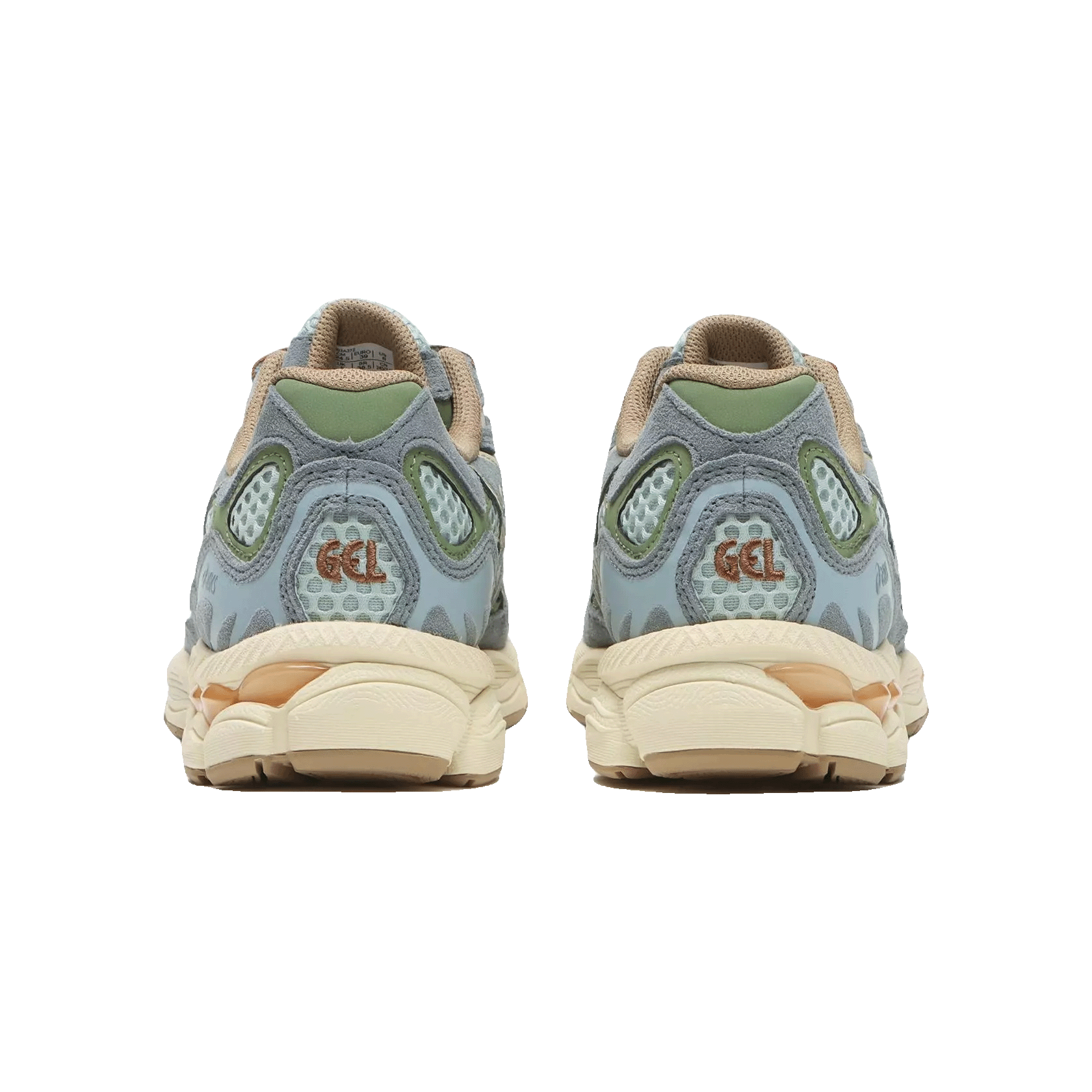 ASICS Gel-NYC Cold Moss Fjord Grey Back