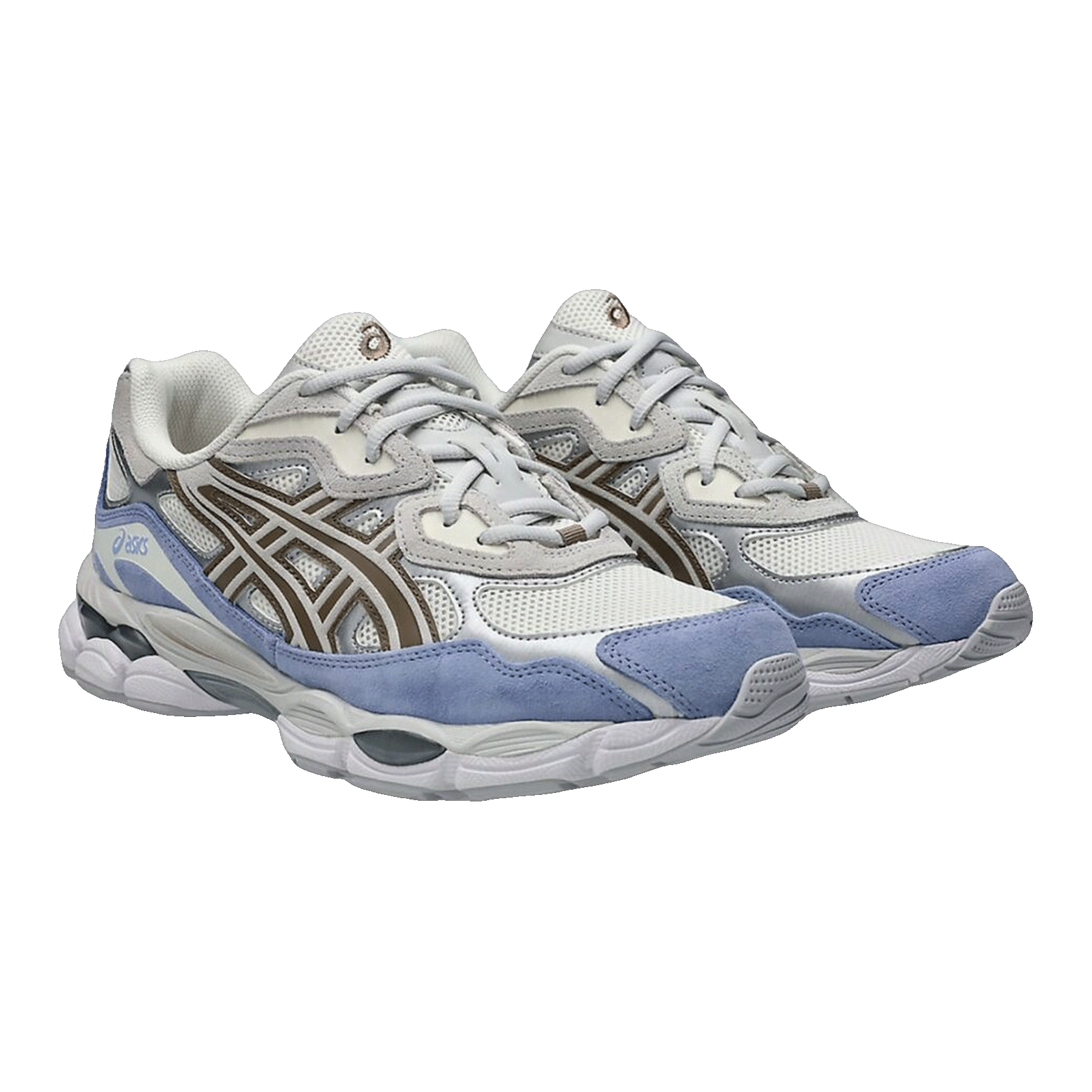 ASICS Gel-NYC Cream Cloud Grey Blue Side