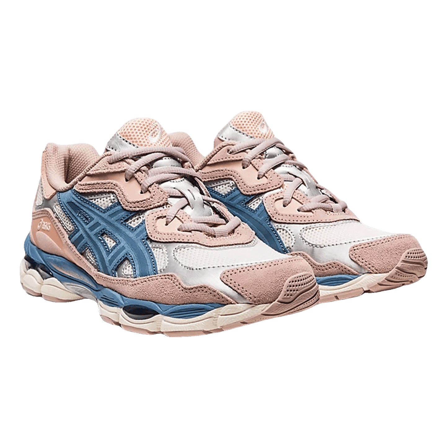 ASICS Gel-NYC Cream Grey Floss Salmon (W) Side
