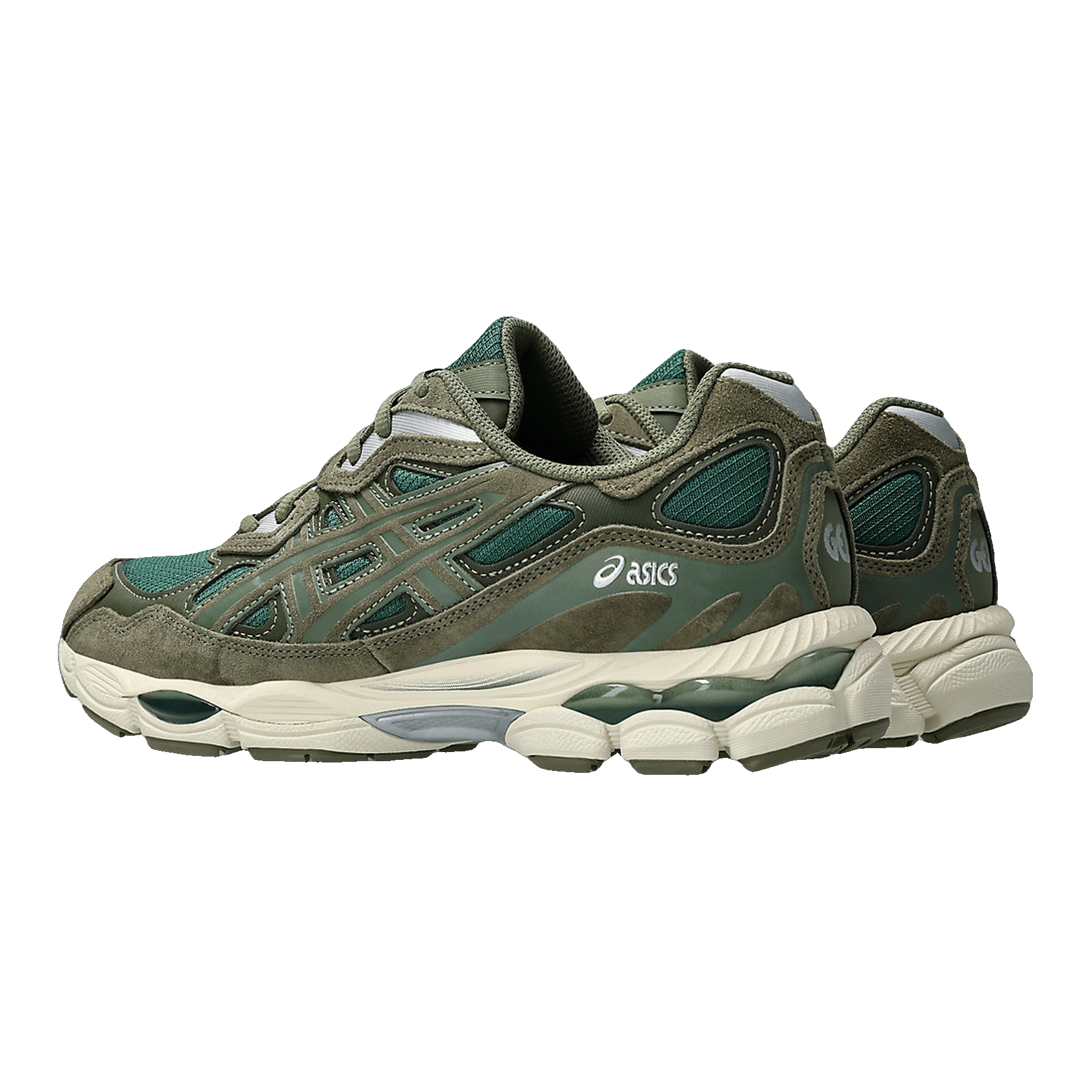 ASICS Gel-NYC Grove Olive Canvas Back