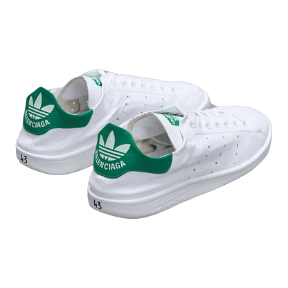 Balenciaga x adidas Stan Smith Core White Green Back ID7564