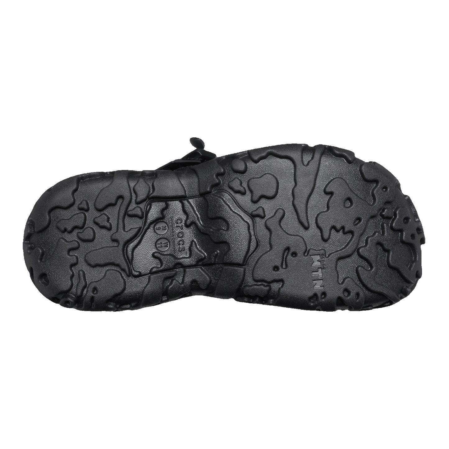 Crocs All-Terrain Atlas Black Sohle