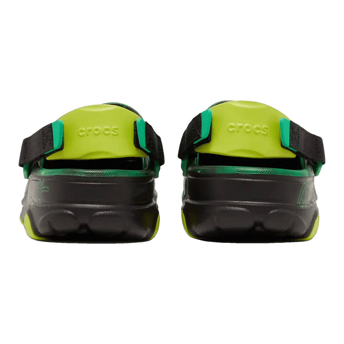 Crocs All-Terrain Clog Ron English Area 54 Green Galaxy Back