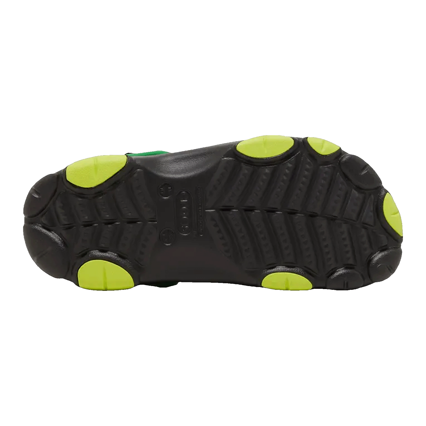 Crocs All-Terrain Clog Ron English Area 54 Green Galaxy Sohle