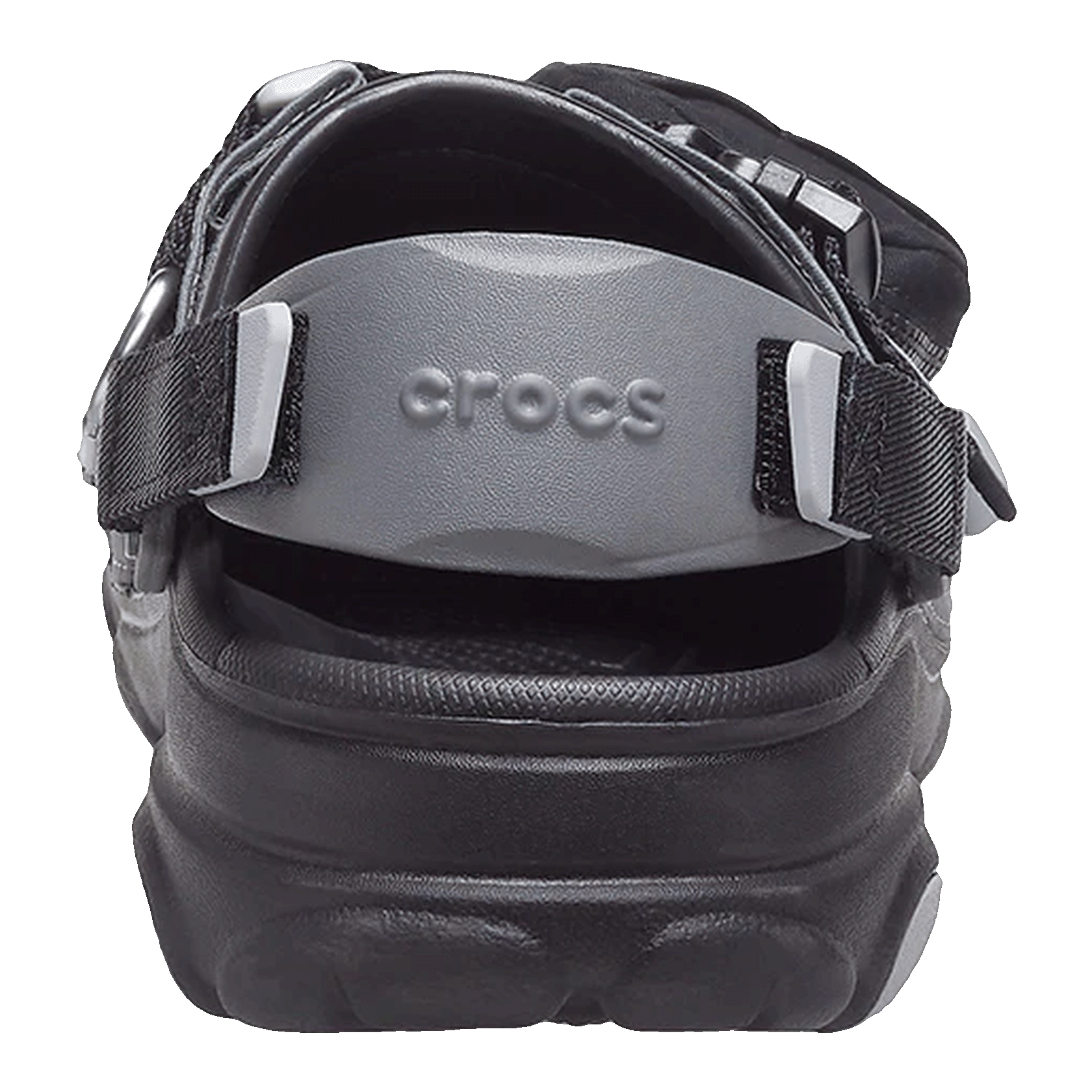Crocs Bespoke Classic All-Terrain Beams Outdoor Grey Black Back