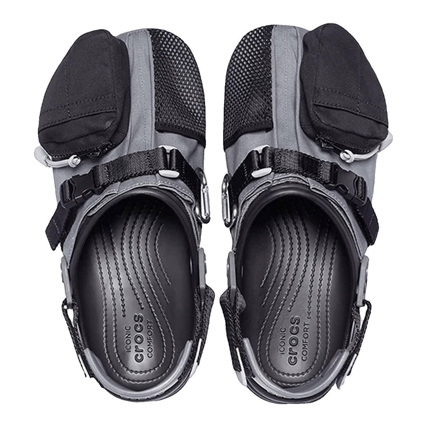 Crocs Bespoke Classic All-Terrain Beams Outdoor Grey Black Oben
