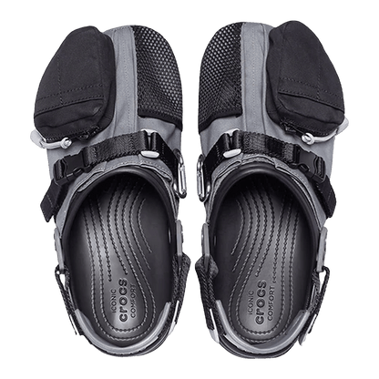 Crocs Bespoke Classic All-Terrain Beams Outdoor Grey Black Oben