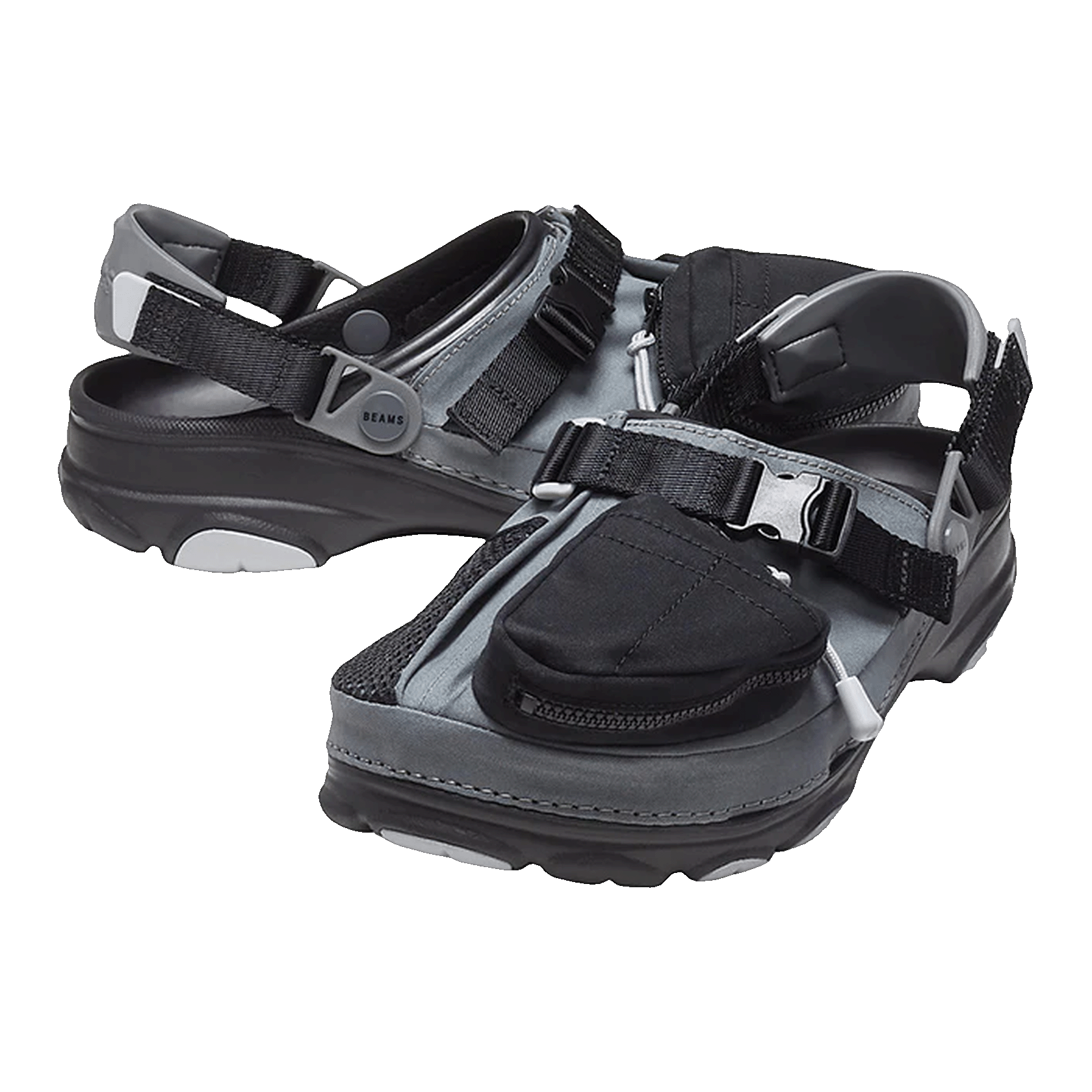 Crocs Bespoke Classic All-Terrain Beams Outdoor Grey Black Side
