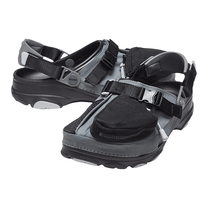 Crocs Bespoke Classic All-Terrain Beams Outdoor Grey Black Side