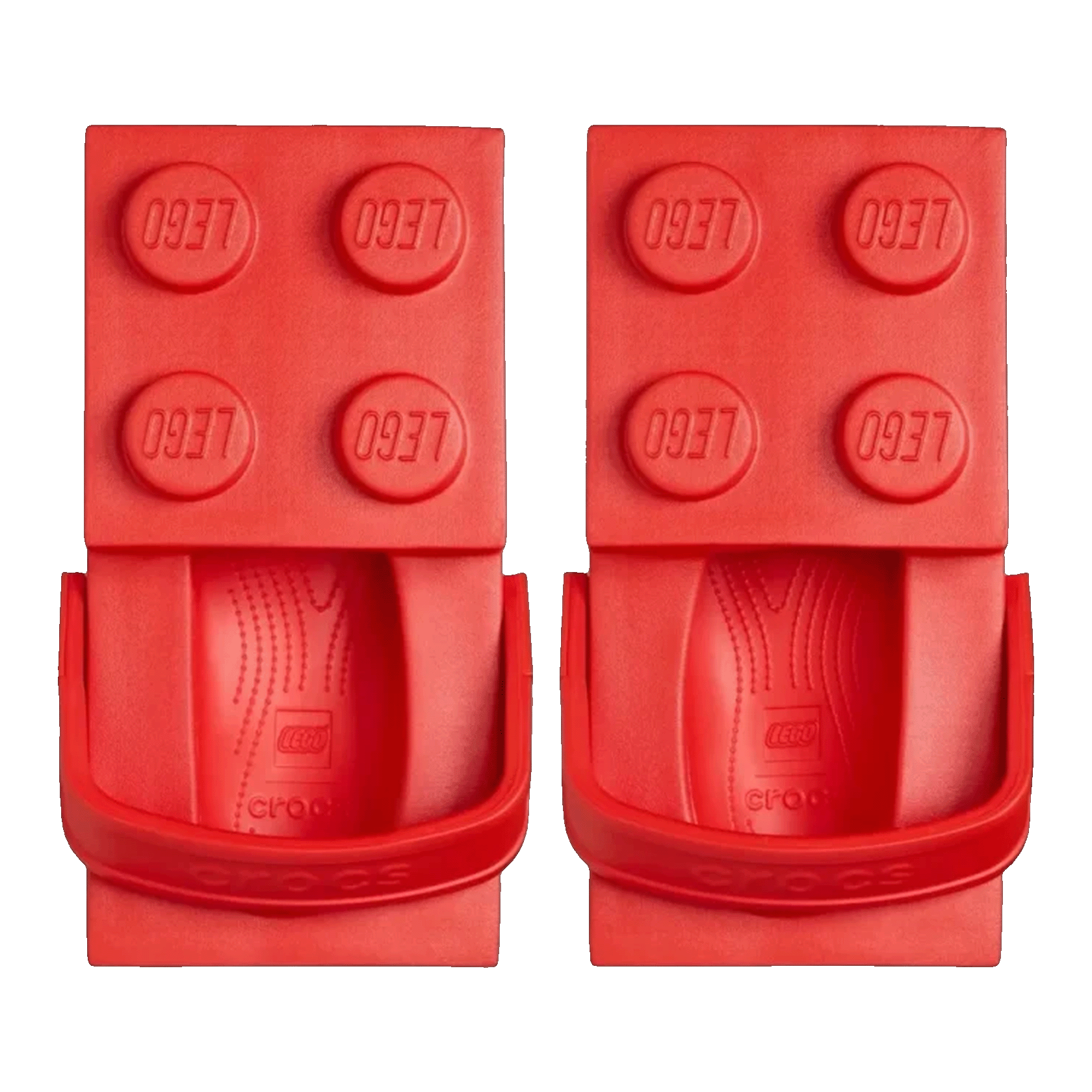 Crocs Brick Clog LEGO Red Oben 211719-5DJ