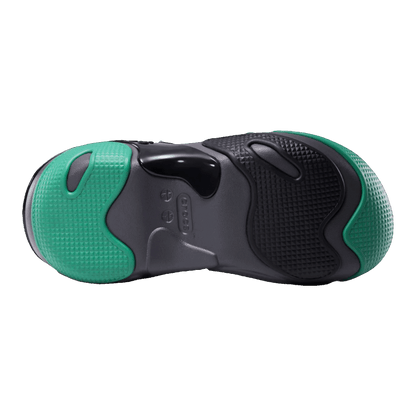 Crocs Bubble Crush Clog Pop Mart SKULLPANDA Black Green Sohle