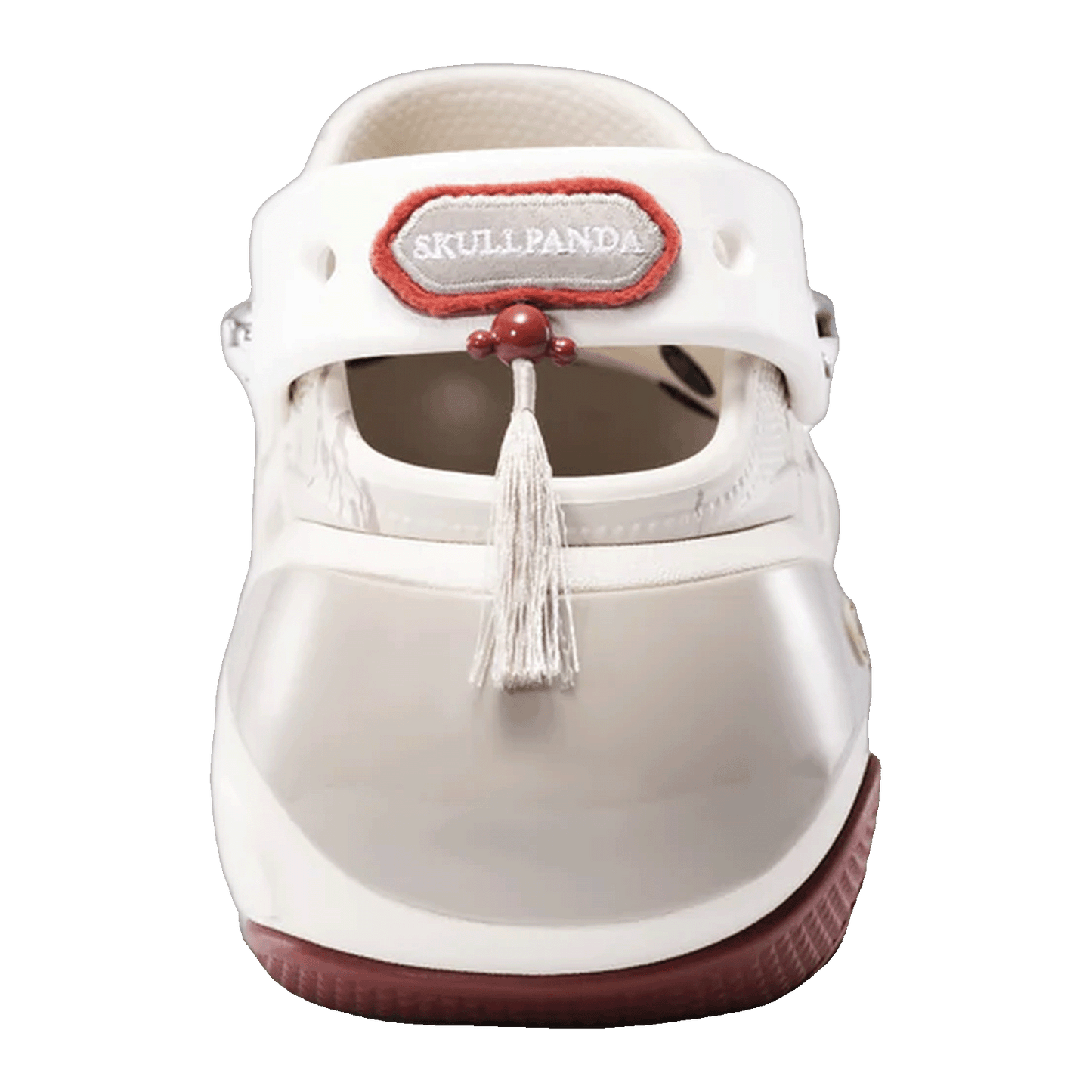 Crocs Bubble Crush Clog Pop Mart SKULLPANDA White Red Back