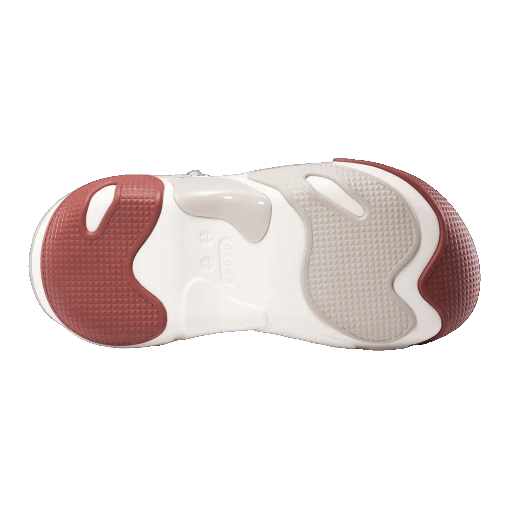 Crocs Bubble Crush Clog Pop Mart SKULLPANDA White Red Sohle