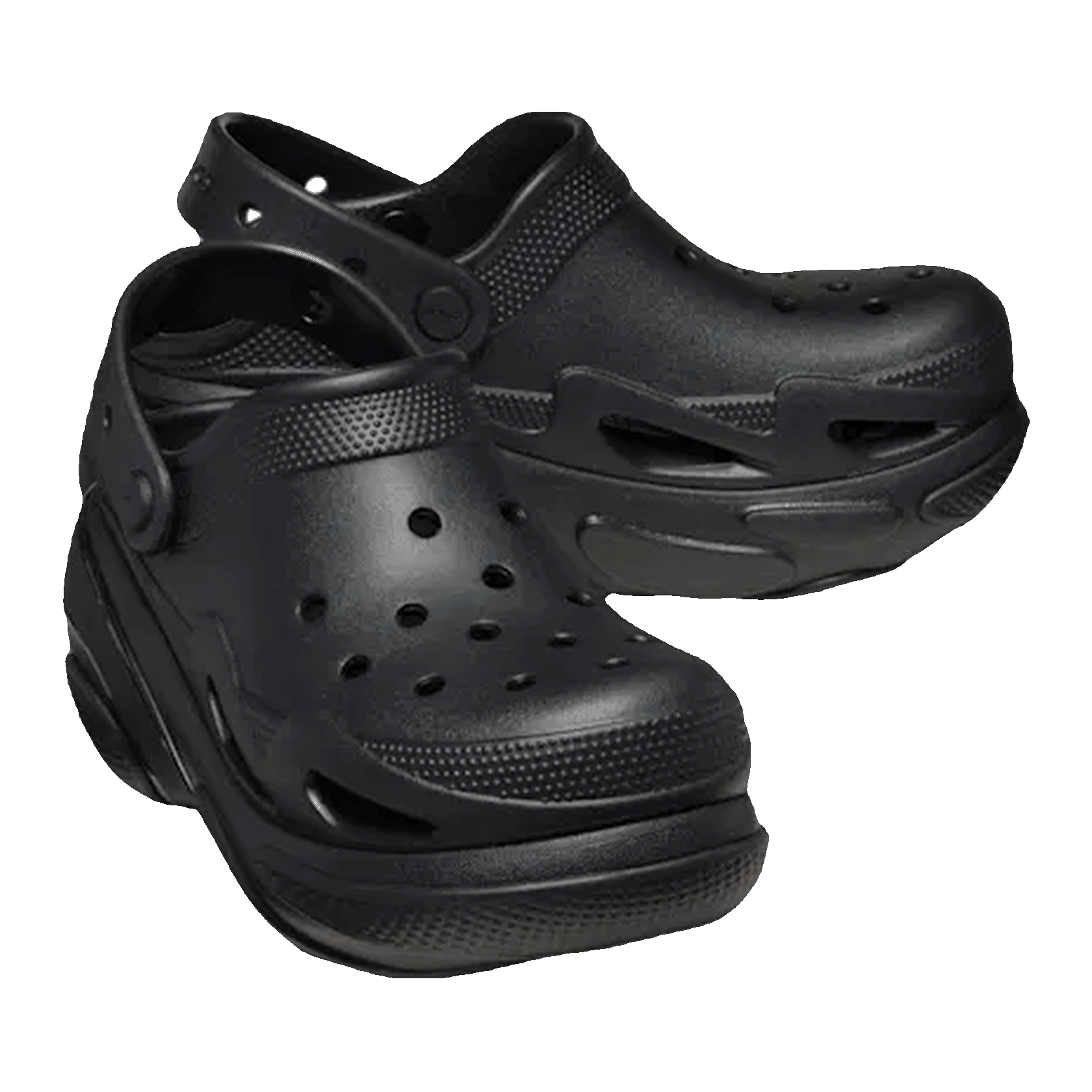 Crocs Bubble Crush Clog Triple Black Side