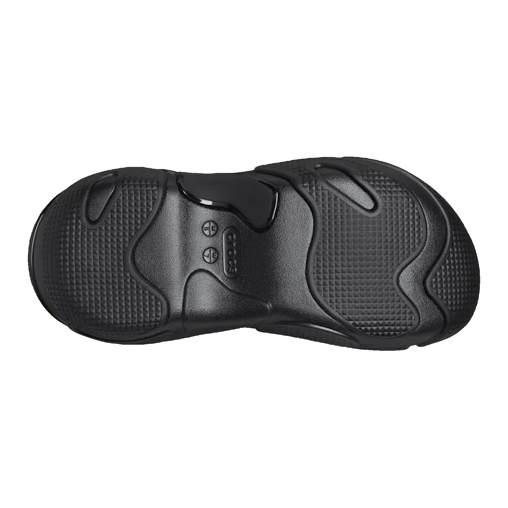 Crocs Bubble Crush Clog Triple Black Sohle