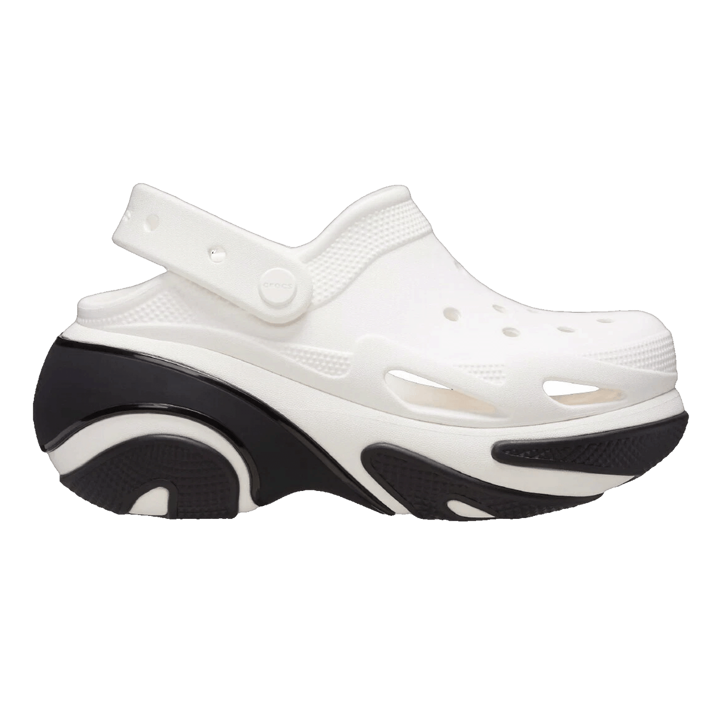Crocs Bubble Crush Clog White Black