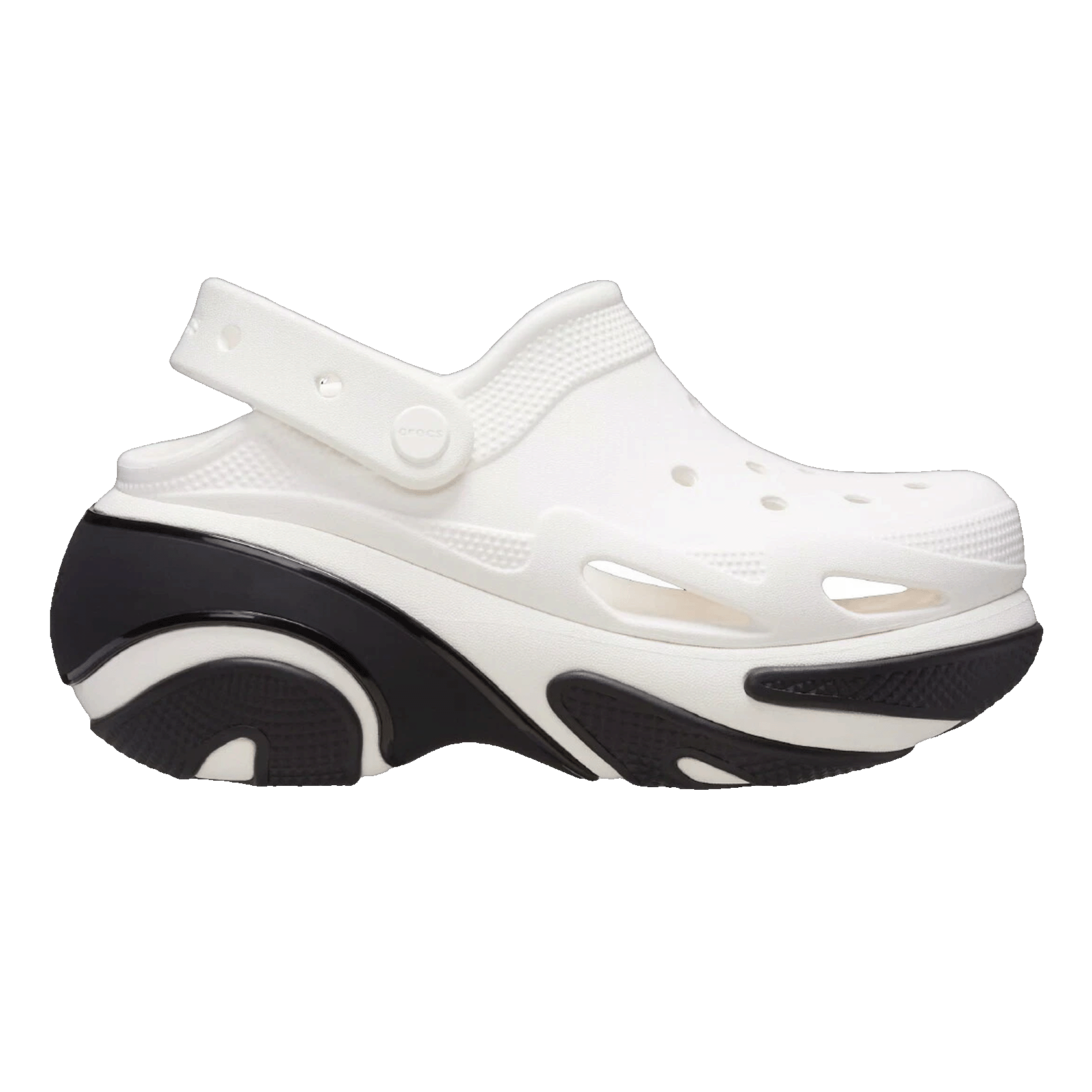 Crocs Bubble Crush Clog White Black