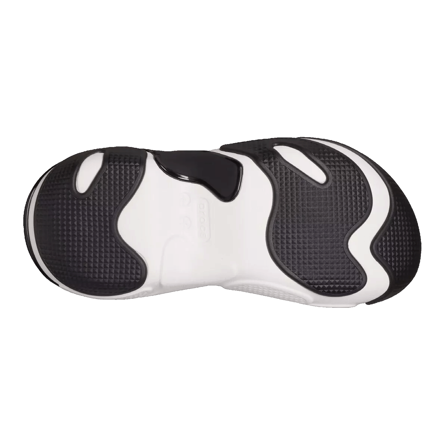 Crocs Bubble Crush Clog White Black Sohle