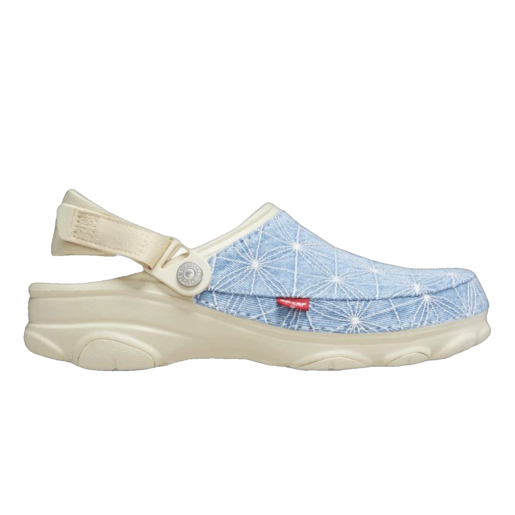 Crocs Classic All-Terrain Clog Levi's Sashiko Light Wash
