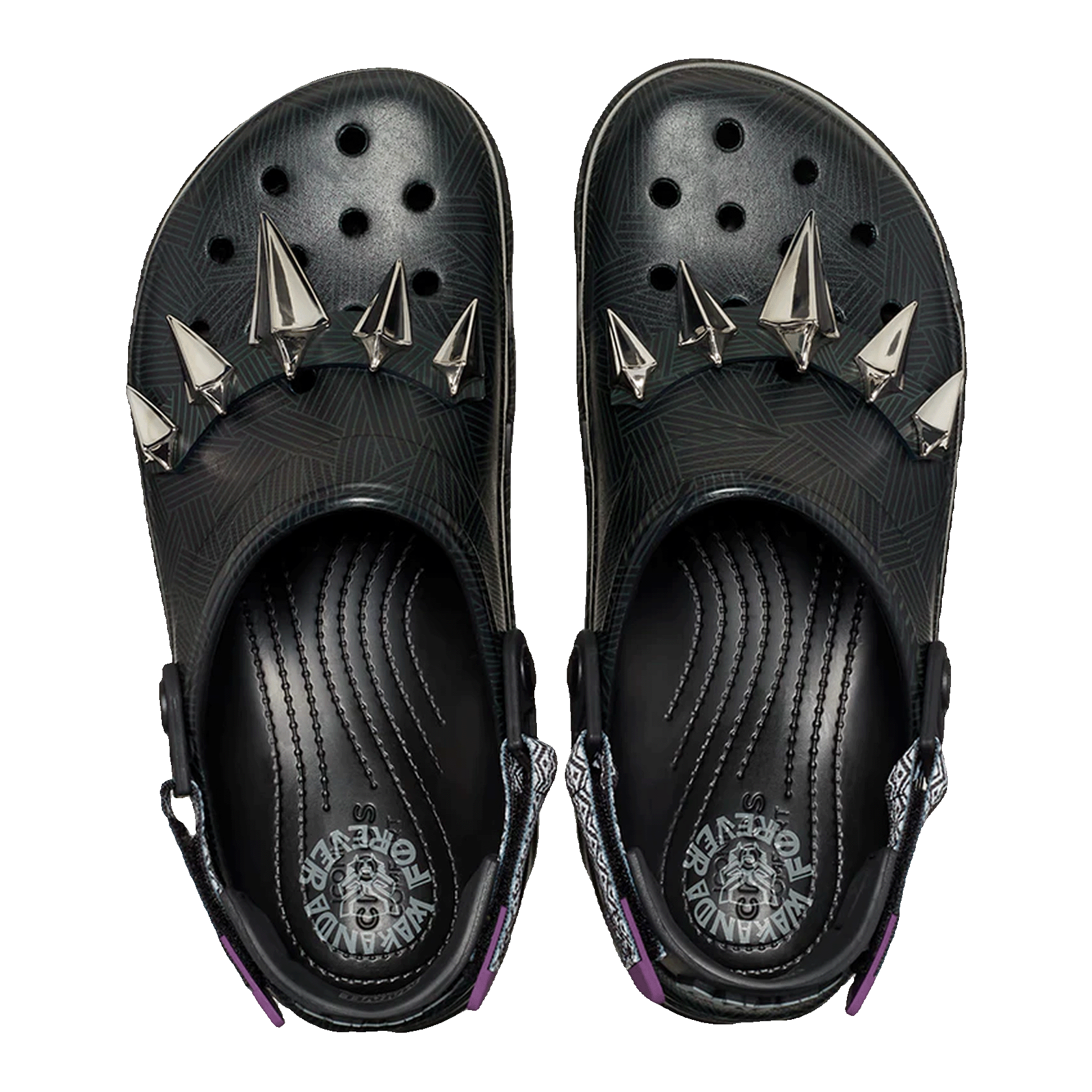 Crocs Classic All-Terrain Clog Marvel Black Panther Oben