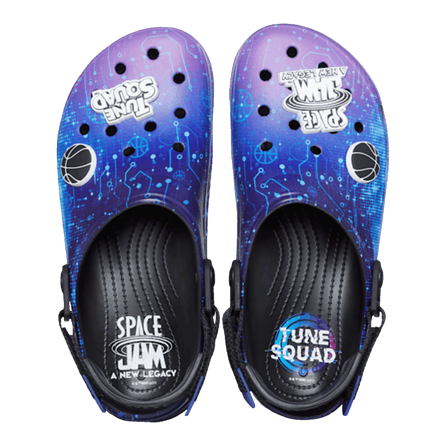 Crocs Classic All-Terrain Clog Space Jam Black Purple Oben