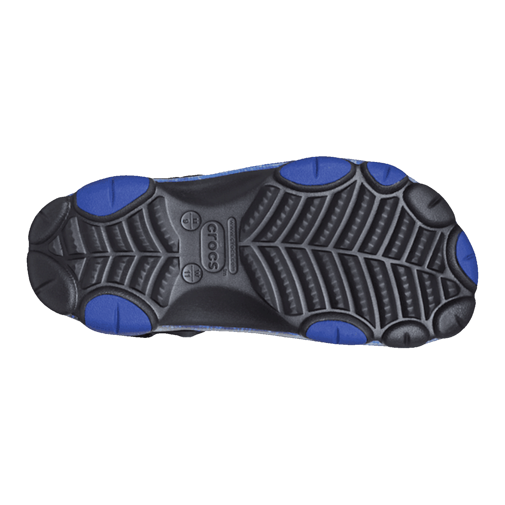 Crocs Classic All-Terrain Clog Space Jam Black Purple Sohle