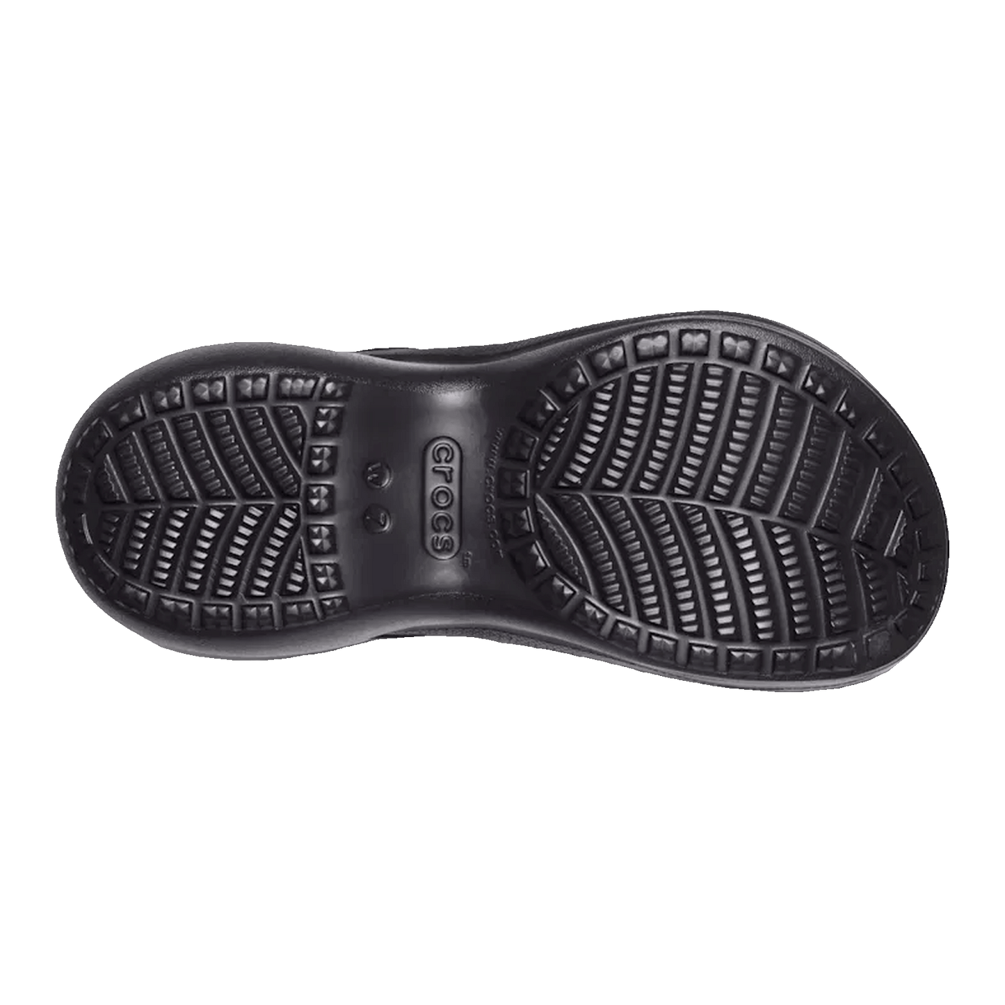 Crocs Classic Bae Clog Black (W) Sohle