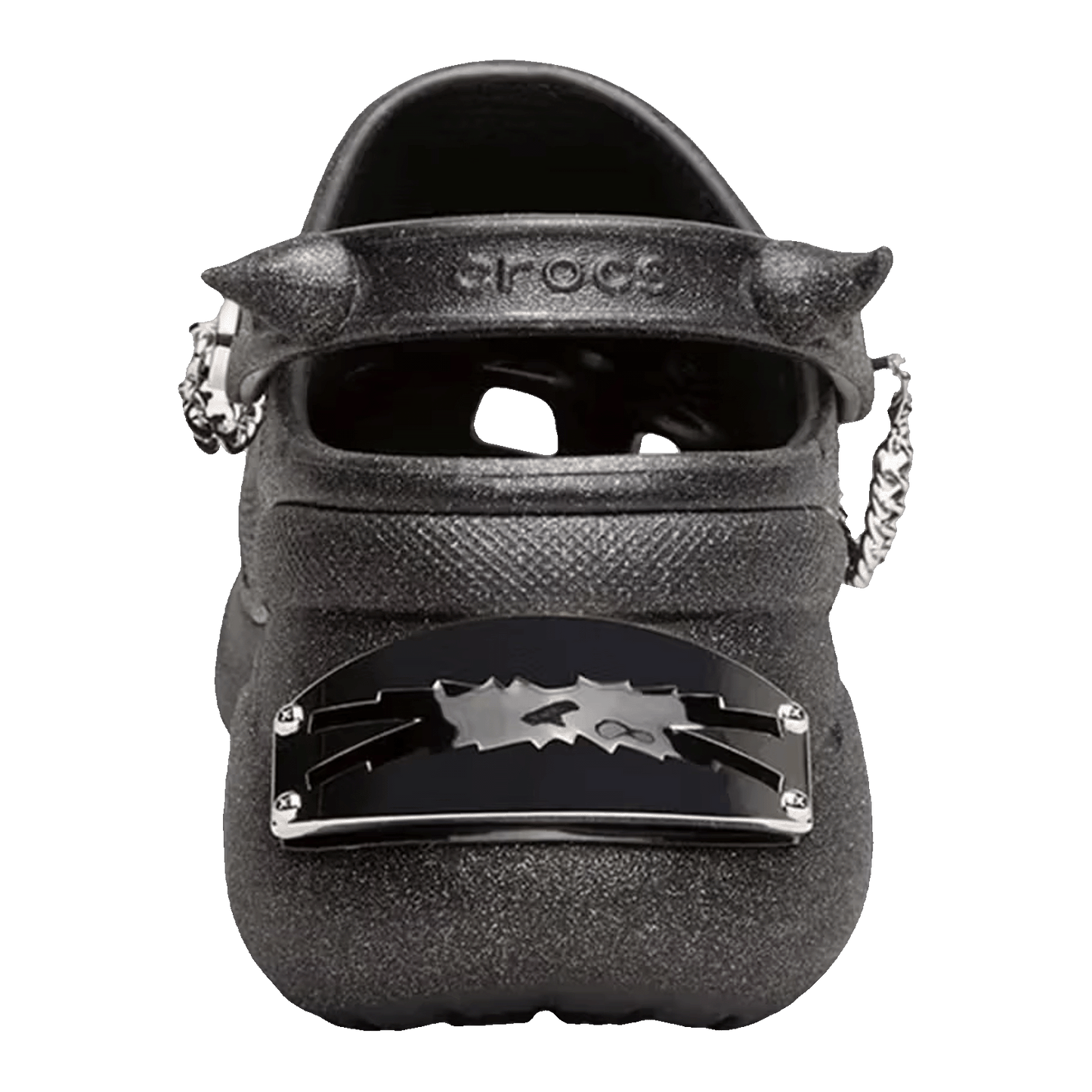 Crocs Classic Bae Clog LE SSERAFIM Glitter Black (W) Back
