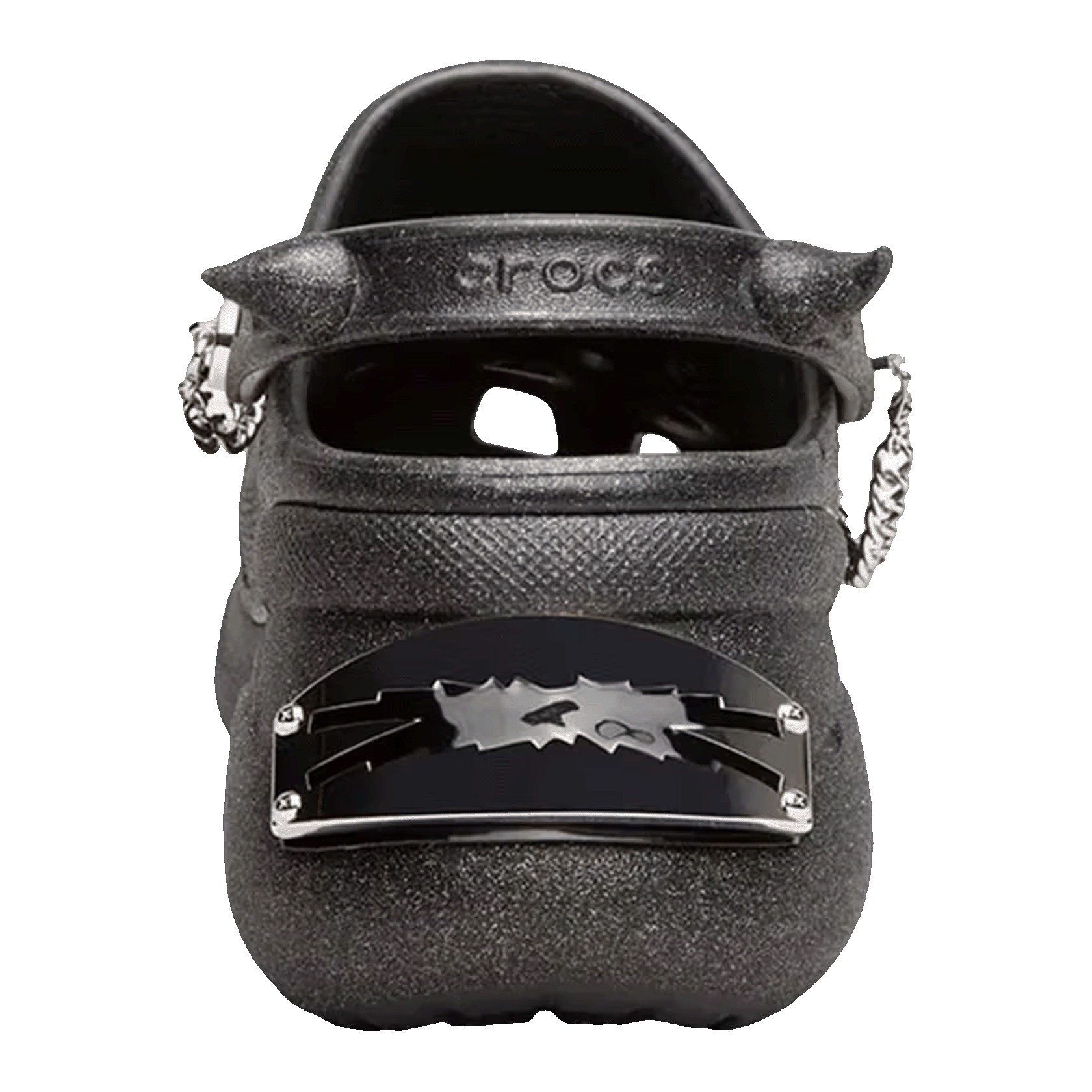 Crocs Classic Bae Clog LE SSERAFIM Glitter Black (W) Back