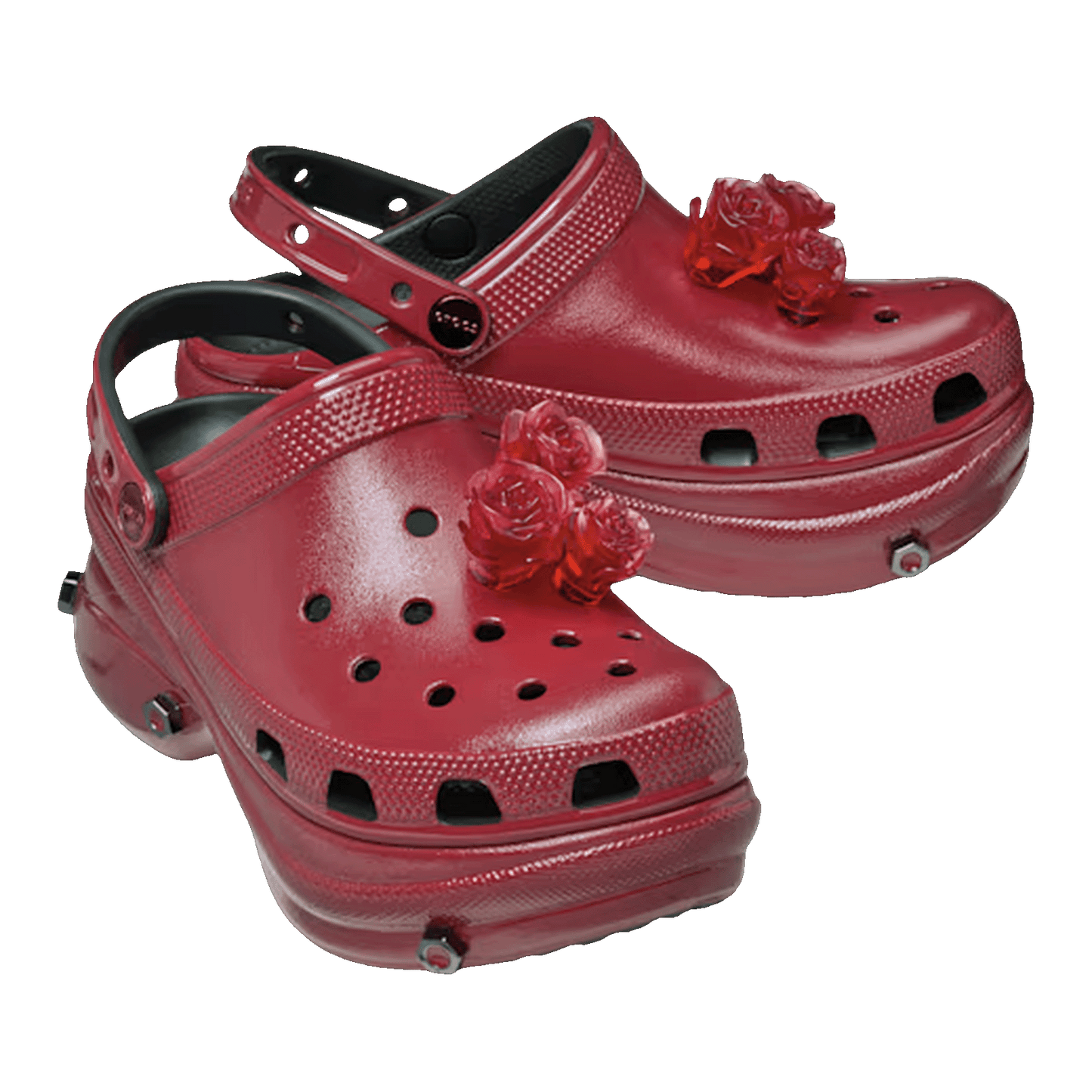 Crocs Classic Bae Clog Louane Red (W) Side