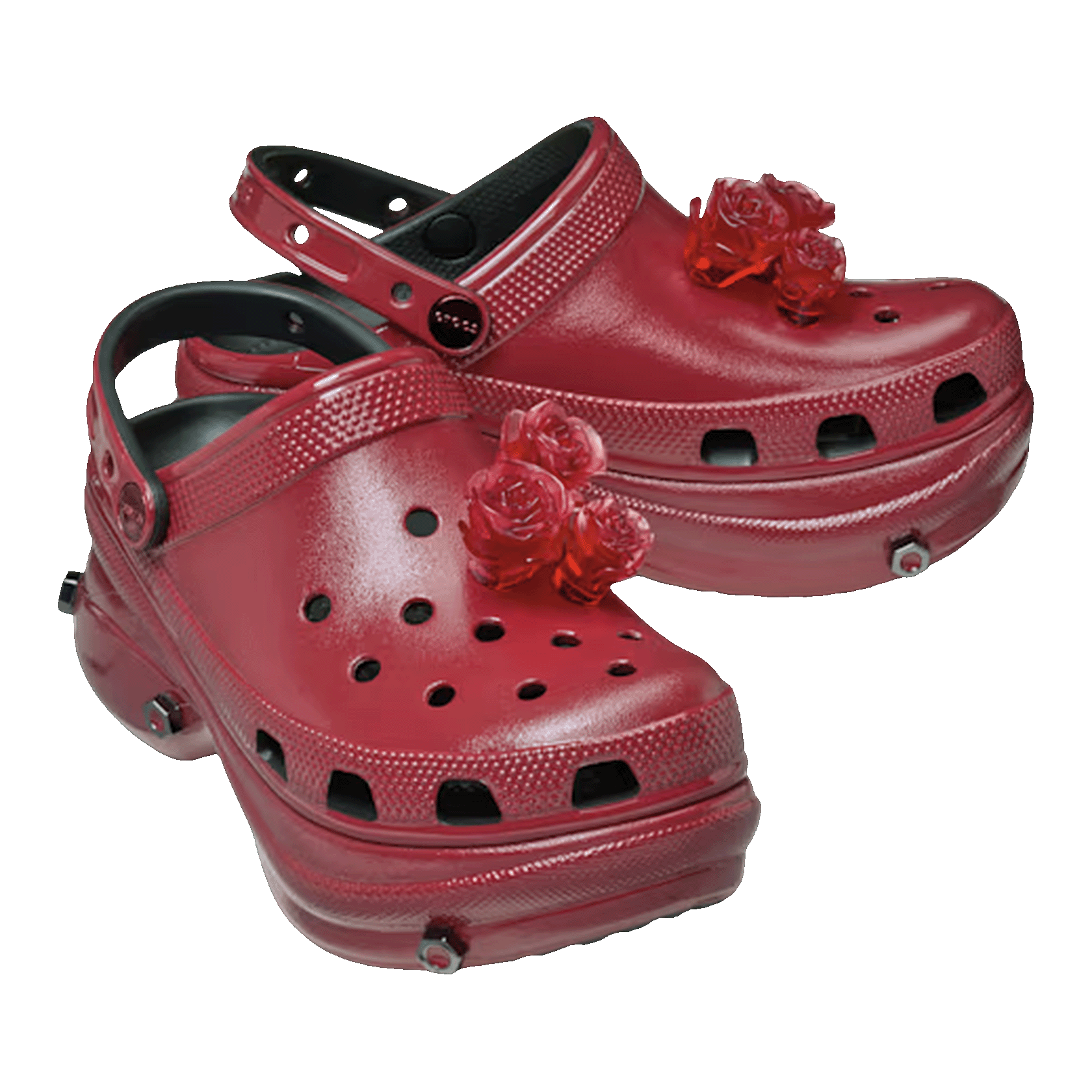 Crocs Classic Bae Clog Louane Red (W) Side