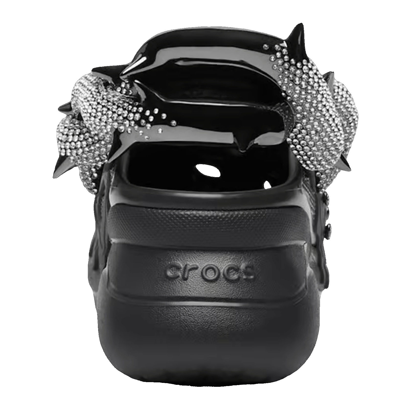 Crocs Classic Bae Clog Swarovski Black (W) Back