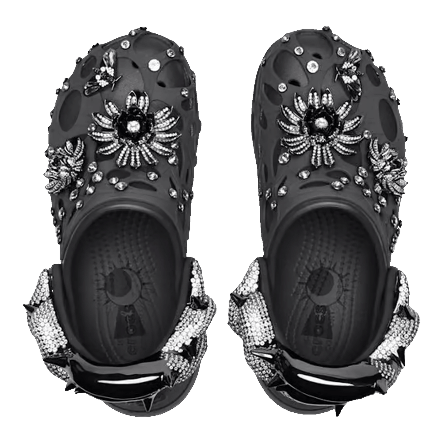 Crocs Classic Bae Clog Swarovski Black (W) Oben