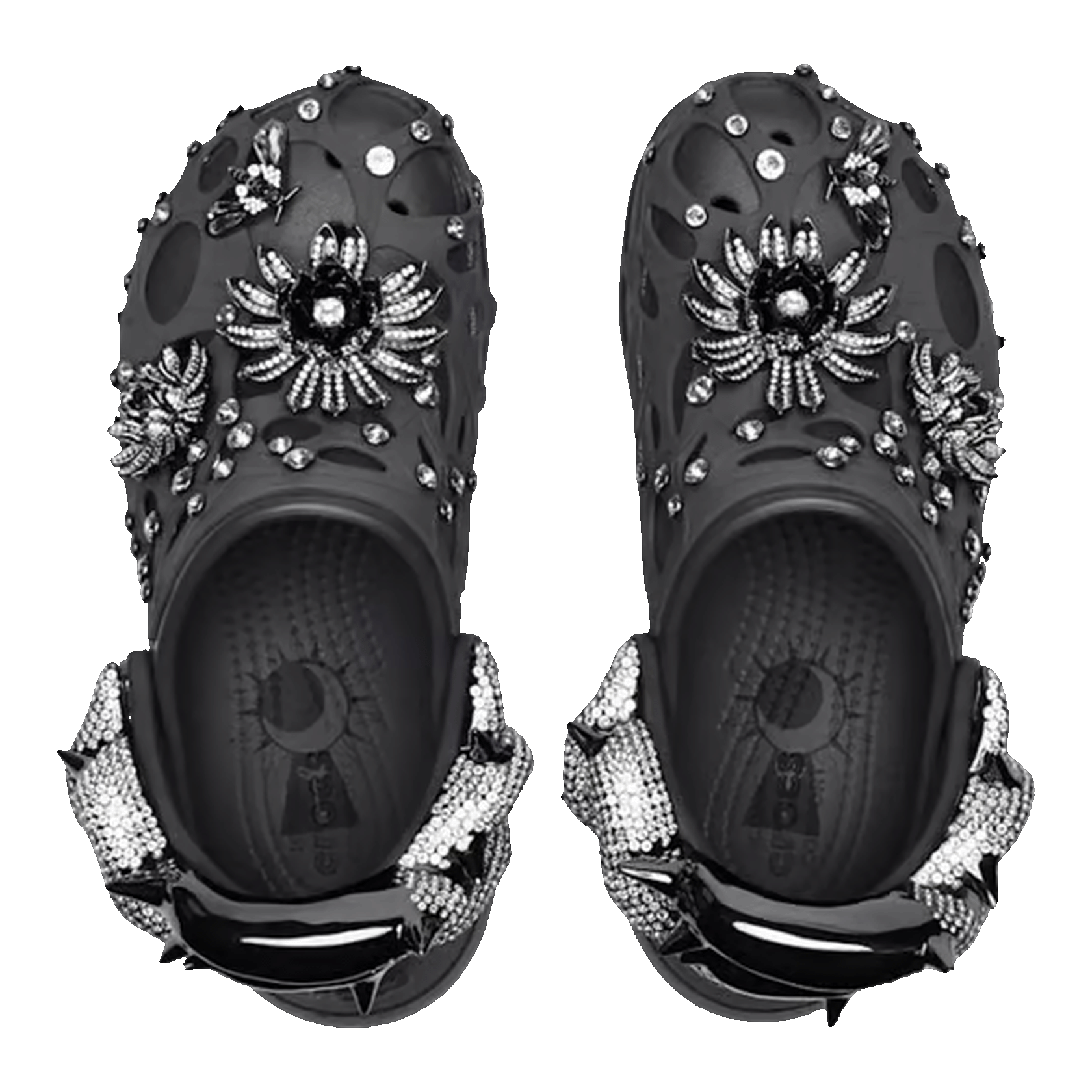 Crocs Classic Bae Clog Swarovski Black (W) Oben
