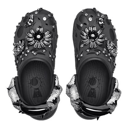 Crocs Classic Bae Clog Swarovski Black (W) Oben