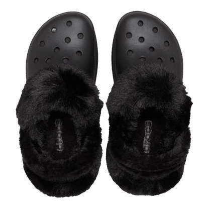 Crocs Classic Bae Lined Clog Black (W) Oben