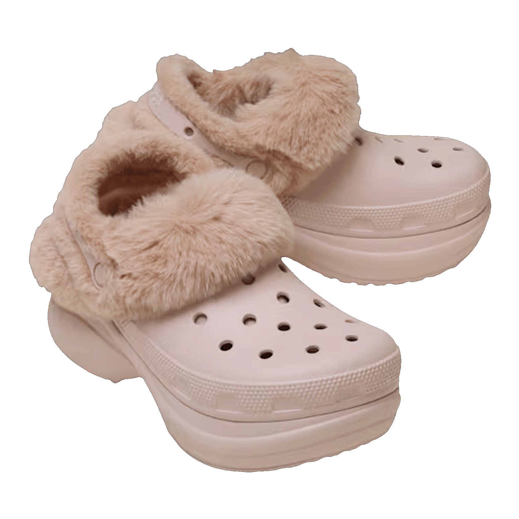 Crocs Classic Bae Lined Clog Quartz (W) Side