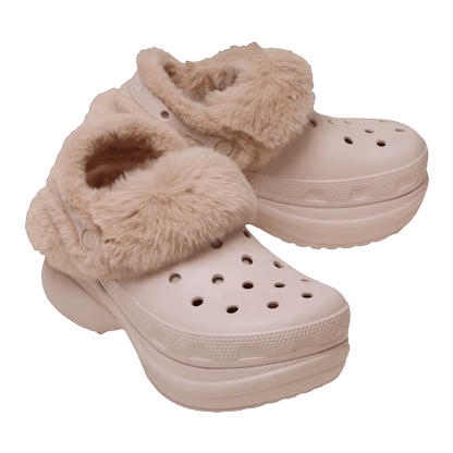 Crocs Classic Bae Lined Clog Quartz (W) Side