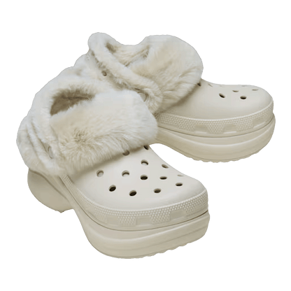 Crocs Classic Bae Lined Clog Stucco (W) Side