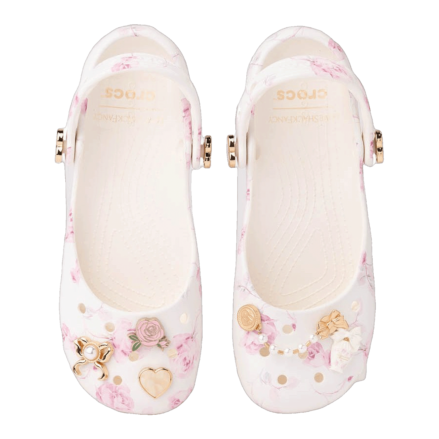 Crocs Classic Ballet Flat LoveShackFancy Oyster (W) Oben 212787-159
